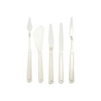 Plastik Yağlı Boya-akrilik Boya- Spatula 5 Li Set KRMKRM919995