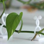Plastik Yapışkanlı Kablo Tutucu Kelebek 50Li Paket