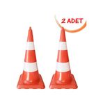 Plastik Yol Dubası 75 cm Trafik Konisi Duba Trafik Koni Otopark Dubası (2 Adet)
