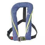 Plastimo Pilot 165N Şişme Can Yeleği Mavi, Otomatik (Ekipmanlı)