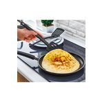 Plastlife Teflon Servis Spatula Yanmaz Yapışmaz 32 Cm Silikon Bej