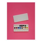 Plastobe Bombeli Boya Kutusu 24 Göz Half Pan (Sulu Boya ve Pigment Boya) Bioplastik