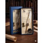 Plastora Home Harry Potter Baskılı Özel Tasarım Divit Hokka Seti Tüylü Divit Kalem Mürekkep Hediyelik Set - Beyaz
