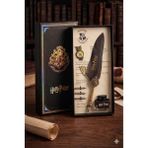 Plastora Home Harry Potter Baskılı Özel Tasarım Divit Hokka Seti Tüylü Divit Kalem Mürekkep Hediyelik Set - Gri