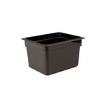 Plastport 1/4-150 Siyah Kırılmaz Gastronom Küvet