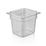 Plastport 1/6-150 Kırılmaz Şeffaf Gastronom Küvet