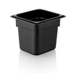 Plastport 1/6-150 Siyah Kırılmaz Gastronom Küvet