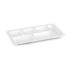 Plastport Kırılmaz Kahvaltılık Tabldot Tepsi (Self Servis) - 50 Adet