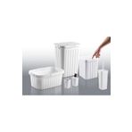 plastyol 6'lı Çeyiz Seti - Kirli Çamaşır Sepeti, Sele Ve 4'lü Banyo Seti - Beyaz