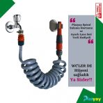 Plasyay Spiral Bahce Cimen Sulama Balkon Arac Yikama Hortumu Ve Ayarli Lans Seti Yerli Uretim