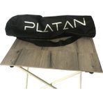Platan Ahşap Katlanır Kamp Piknik Masası - Bej - 52 x 48