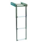 PLATFORM ALTI TELESKOPİK PASLANMAZ MERDİVEN 3 BASMAMAK 85cm