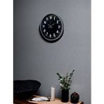 Platin 36 Cm Asil Dekoratif Duvar Saati Gümüş