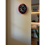 Platin 36 Cm Kırmızı Asil Duvar Saati