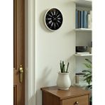 Platin 36 Cm Krem Modern Duvar Saati