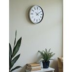Platin 36 Cm Krem Roma Rakamlı Duvar Saati