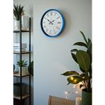 Platin 36 Cm Mavi Roma Rakamlı Duvar Saati