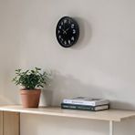 Platin 36 Cm Modern Siyah Duvar Saati