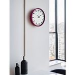 Platin 36 Cm Pembe Dekoratif Duvar Saati