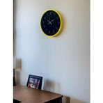Platin 36 Cm Sarı Şık Duvar Saati