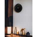 Platin 36 Cm Siyah Asil Duvar Saati