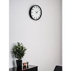 Platin 36 Cm Siyah Sade Standart Duvar Saati