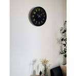 Platin 36 Cm Siyah Standart Duvar Saati