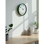Platin 36 Cm Standart Yeşil Duvar Saati