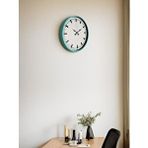 Platin 36 Cm Turkuaz Sade Şık Duvar Saati
