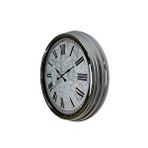 Platin Atlas Silver 40 Cm Metal Duvar Saati Gümüş