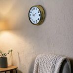Platin Aurelia Gold 40 Cm Metal Duvar Saati Altın