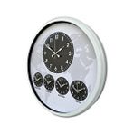 Platin Beyaz 52 Cm Zarif Dünya Saati