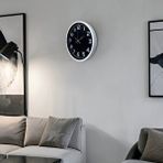 Platin Beyaz Elegance 36 Cm Duvar Saati