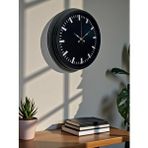 Platin Black Baseline 40 Cm Metal Duvar Saati Siyah