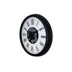 Platin Black Majesty 60 Cm Çarklı Duvar Saati Siyah