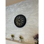 Platin Black Noble 40 Cm Metal Modern Duvar Saati Siyah