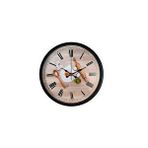 Platin Chef Kitchen Siyah 36 Cm Dekoratif Duvar Saati
