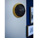 Platin Elite Luxury Gold 40 Cm Metal Duvar Saati Altın