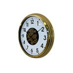 Platin Gold Standart 60 Cm Çarklı Duvar Saati Altın