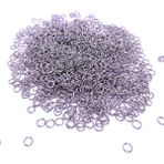 Platin Hediyelik (100 Gr) 5 mm Küçük Metal Gümüş Renk Takı Halkası Malzemesi Küpe Kolye Bileklik Klipsi Kancası 5mm