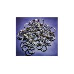 platin hediyelik Metal Makrome Anahtarlık Halkası 50 Adet