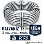 Platin Hırdavat Galvaniz Tel - 2,50MM 10KG