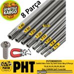 Platin Hırdavat Mıknatıslı Delikli Bıts Torx Uç Seti Uzun Boy 150MM - 8 PARÇA