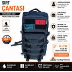 Platin Hırdavat Sırt Çantası Teknisyen Çantası Taktik Çanta - Siyah