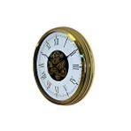 Platin Luxury Gold 60 Cm Çarklı Duvar Saati Altın