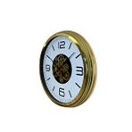 Platin Modern Prestige Gold 60 Cm Çarklı Duvar Saati Altın