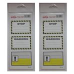 platin okul-ofis etiketi 8,5 x 19,12 mm 10 lu pe-109 (1 paket 10 adet) - Yok