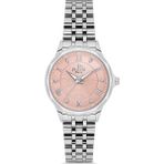 Platin Pierre HDS-1269LA-A16 Kadın Kol Saati - Gümüş - Pembe