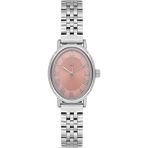 Platin Pierre HDS-PL-1173LA-A16 Romen Rakamlı Oval Kadın Kol Saati - Gümüş - Rose