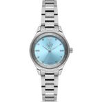 Platin Pierre HDS-PL-1240LA-A15 Kadın Kol Saati - Gümüş-Mavi